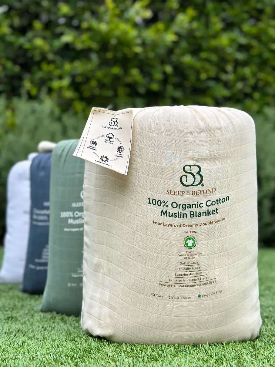 Organic Cotton Muslin Blanket