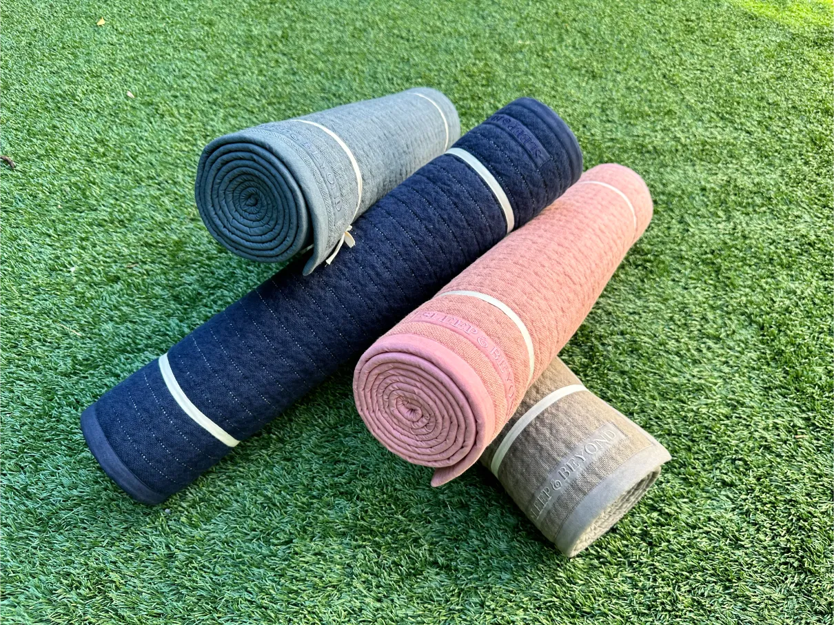 100% Natural Non-Slip Yoga Mat Set - Image 2